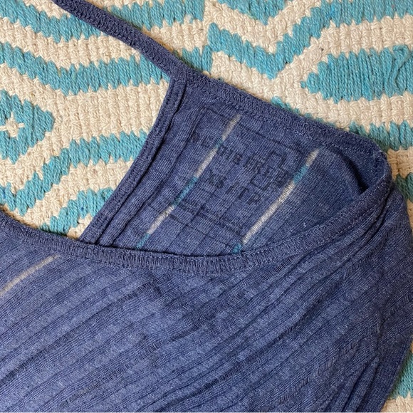 Free People Astoria Hacci tunic top blue - Picture 8 of 12